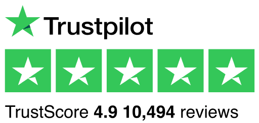 Trustpilot 4.9 Rating