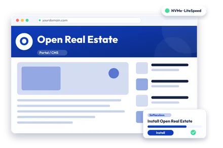 Open Real Estate hosting