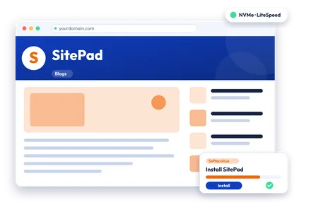 SitePad hosting