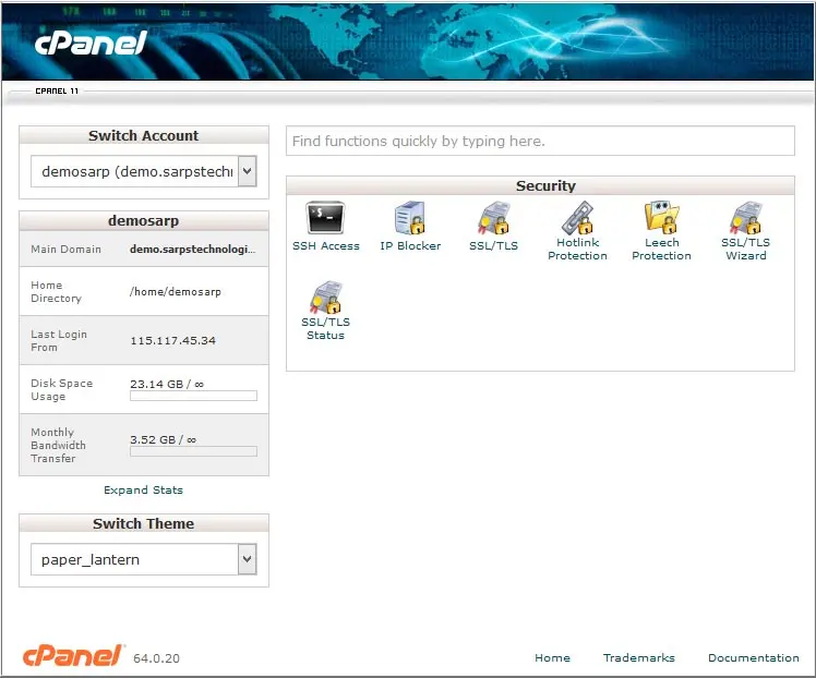 cpanel_security