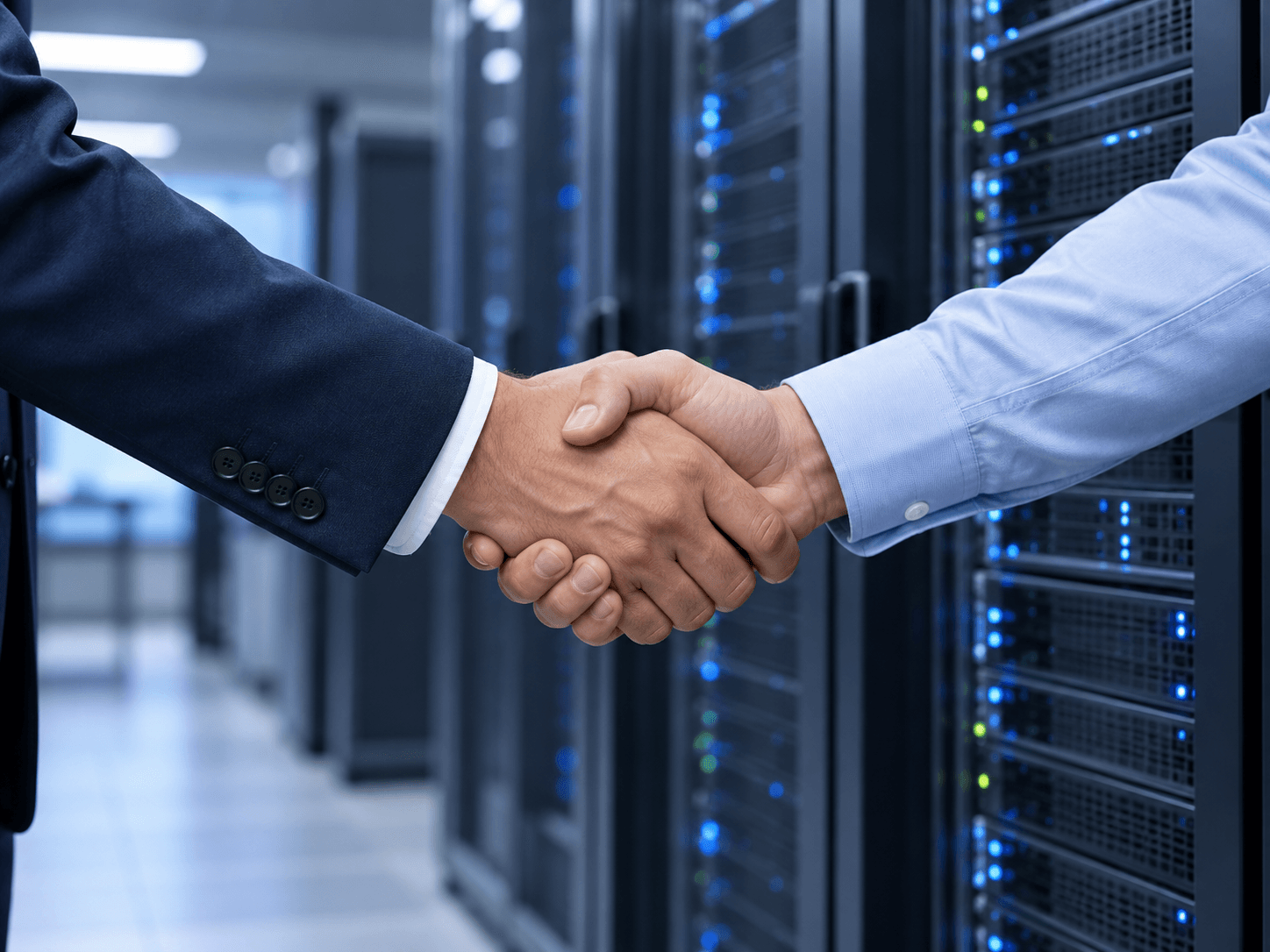 A hosting business being handed over to a new team