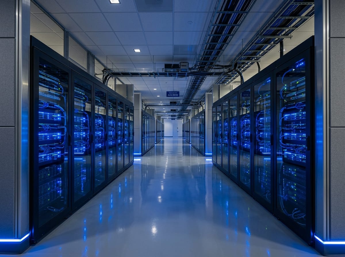 A Hostripples data centre engineer
